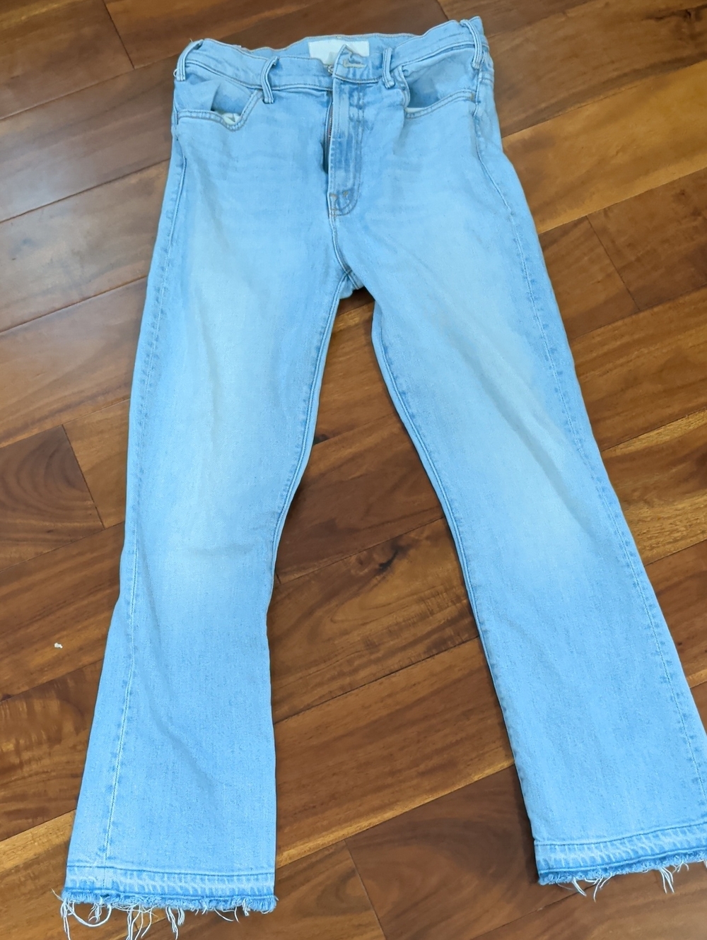 Mother The Hustler Ankle Undone Hem